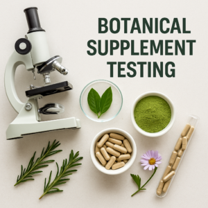 Botanical supplement testing at Qalitex Laboratories